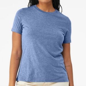 EUC Super Soft Size Medium Heather Blue Short Sleeved Tshirt Top!